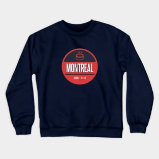 Montreal retro hockey Crewneck Sweatshirt